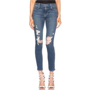 Frame Denim Le a high Skinny Distressed Jean, 25
